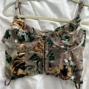 corset style in the front